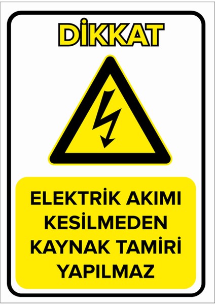 Elektrik Akımı Kesilmeden Kaynak Tamiri Yapılmaz Levhası - Dekote Malzeme 50X70 cm
