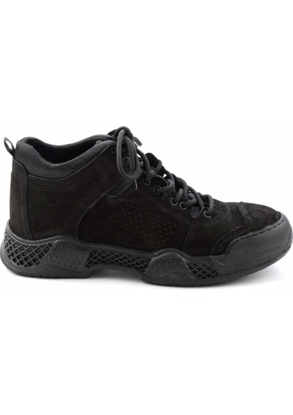 Siyah Nubuk Leather Erkek Bot & Bootie E02585228701
