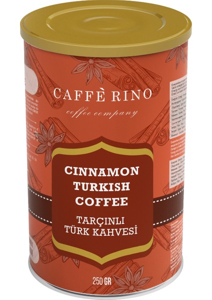 Caffe Rino Türk Kahvesi Tarçınlı