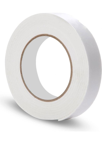 Çift Taraflı Köpük Bant Montaj Bandı 18 mm x 2 Metre Beyaz