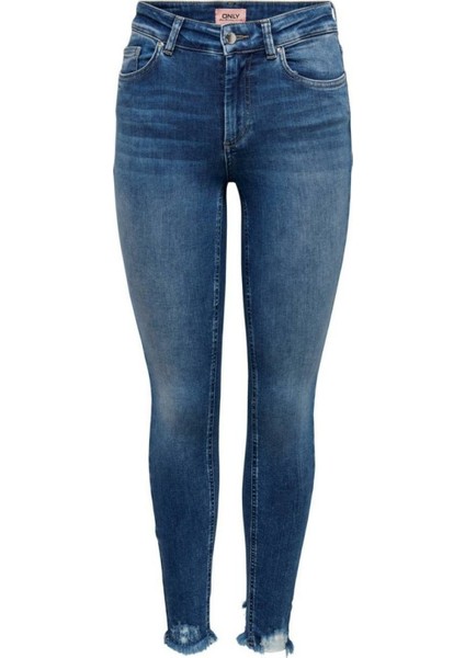 15195681 Kadın Onlblush Lıfe Midsk Ankraw Rea12187 Noos Denim Pantolon 20Y