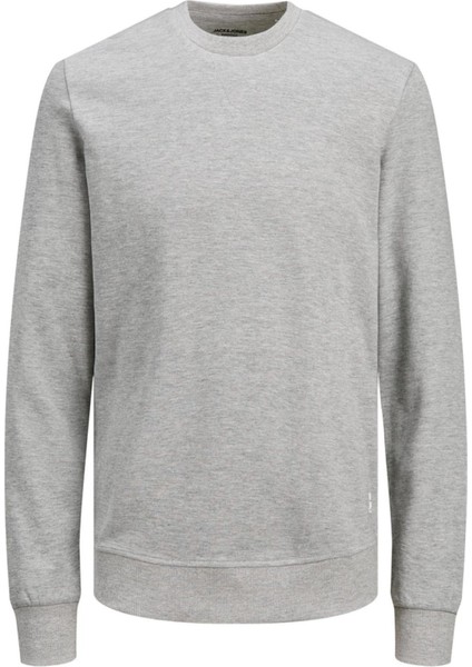 Bisiklet Yaka Baskılı Sweatshirt- Basic