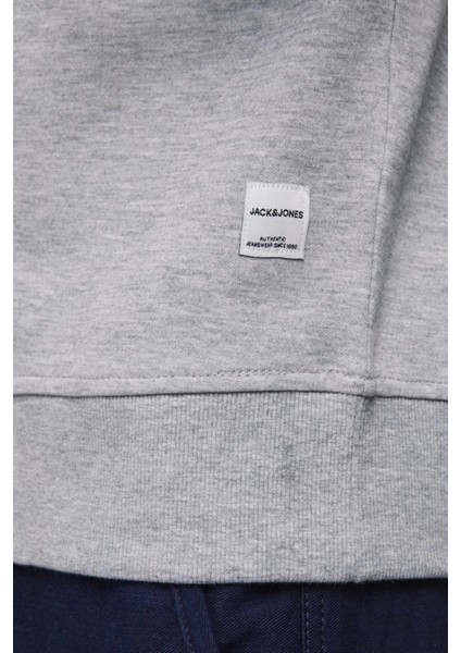 Bisiklet Yaka Baskılı Sweatshirt- Basic fırsatları