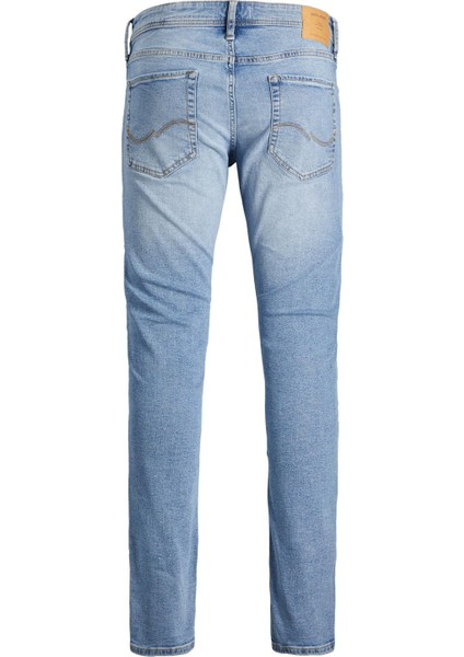 12203510_Jjiglenn Jjoriginal Mf 030 Düşük Bel Skinny Fit Düz Erkek Denim Pantolon