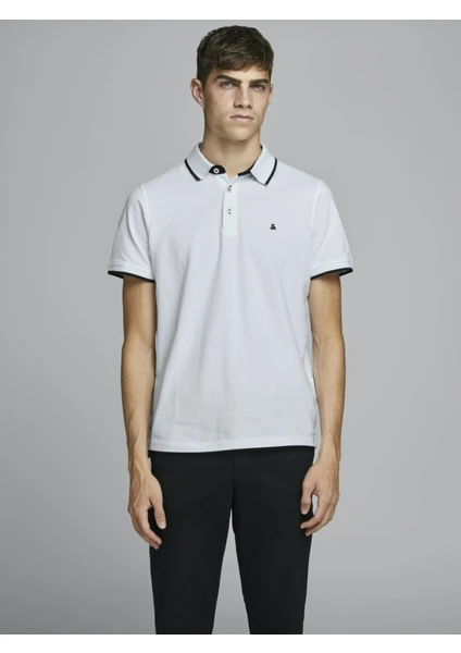 Jack & Jones Erkek WHITE T-Shirt