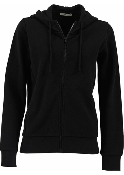 Kadın Siyah Hırka %55 Pamuk %45 Polyester Rahat Kullanım İçin Tasarlandı