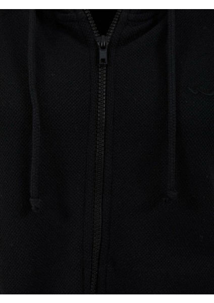 Kadın Siyah Hırka %55 Pamuk %45 Polyester Rahat Kullanım İçin Tasarlandı fırsatları