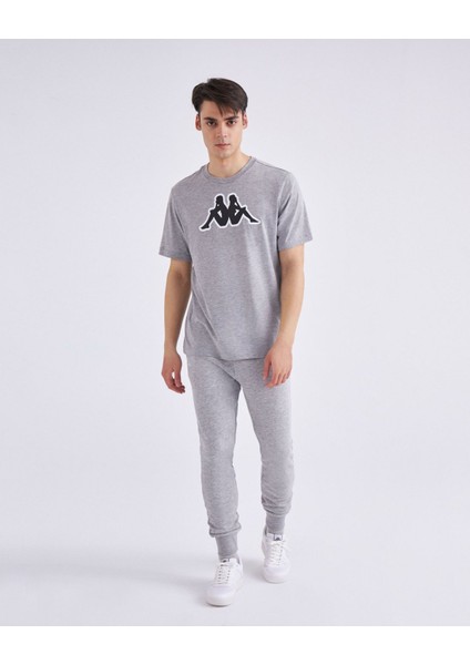 LOGO ZOBI TK T-SHIRT 331F7CW-A08 ERKEK GRİ Tişört modelleri