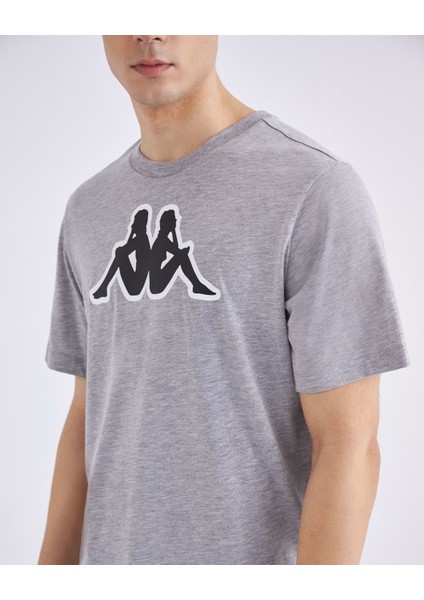 LOGO ZOBI TK T-SHIRT 331F7CW-A08 ERKEK GRİ Tişört