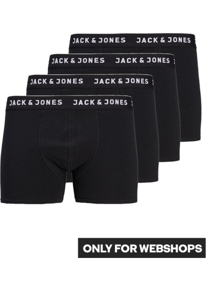 Black 4 Lü Paket Erkek Boxer