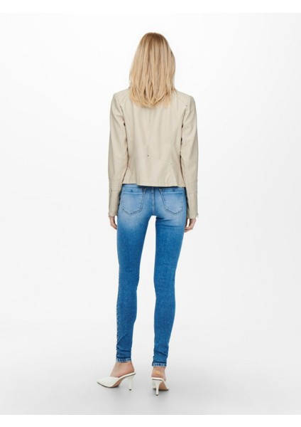 kadın onlgemma faux leather biker otw noos 15153079