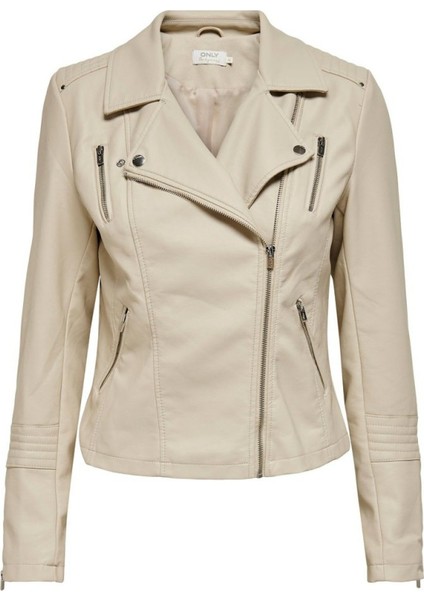 kadın onlgemma faux leather biker otw noos 15153079