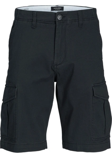 Jack & Jones Jpstjoe Jjcargo Shorts Akm Siyah Erkek Şort 12182555-Black