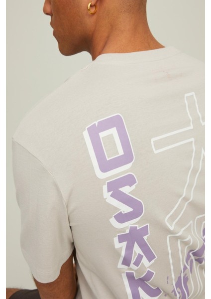 Erkek Arkası Japon Baskılı Tişört 12210323 fırsatları