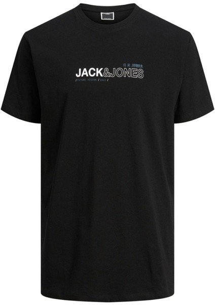 Jcomono Vısıon Tee Ss Crew Neck Ln Siyah Erkek T-Shirt 12215655-Black