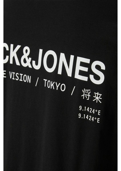 Jcomono Vısıon Tee Ss Crew Neck Ln Siyah Erkek T-Shirt 12215655-Black indirimleri