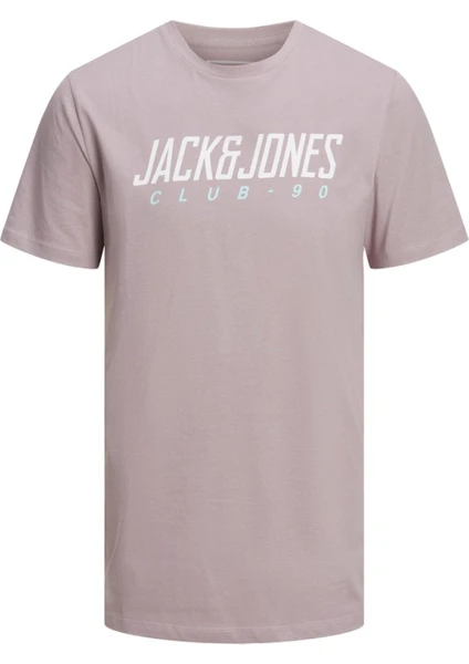 Jack & Jones Jcoclub Erkek Baskılı Tişört 12213761 Mor Xl - Mor