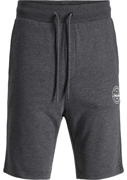 Jack & Jones Jpstshark Jjsweat Shorts At Sn Gri Erkek Şort 12182595-Dark