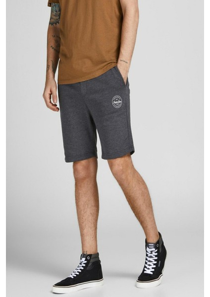 Jpstshark Jjsweat Shorts At Sn Gri Erkek Şort 12182595-Dark