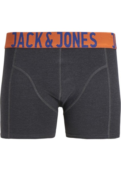 Jack & Jones Jaccrazy Solıd Trunks 3 Pack Noos Erkek Siyah Boxer 12151349-Black