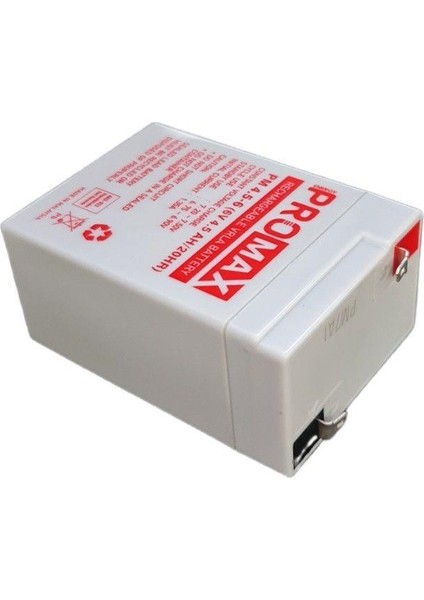 Energy Promax 6VOLT 4.5AMPER Akü 6V 4.5AH