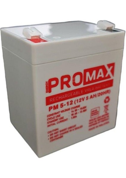 Energy Promax 12VOLT 5AMPER Kuru Akü 12V 5A