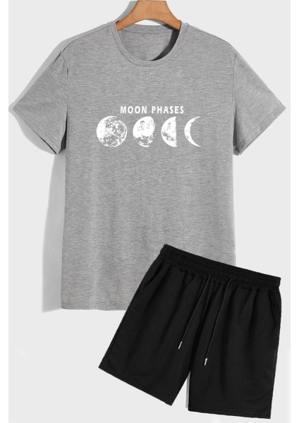 Evren Temalı Şort T-Shirt Eşofman Takımı