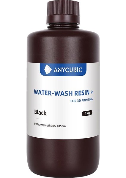 Washable Resin 1 KG - Siyah