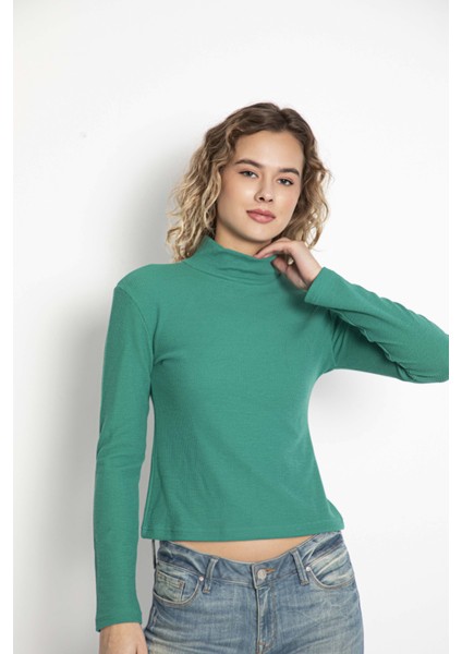Kadın Balıkçı Yaka Yeşil Renk Body fiyatları