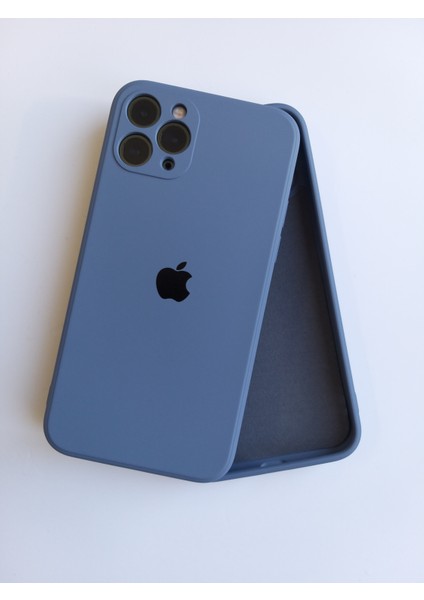 Apple iPhone 11 Pro (5.8) Uyumlu Köşeli Kalıp (12 Görünümlü) Lansman Içi Kadife Silikon Kılıf