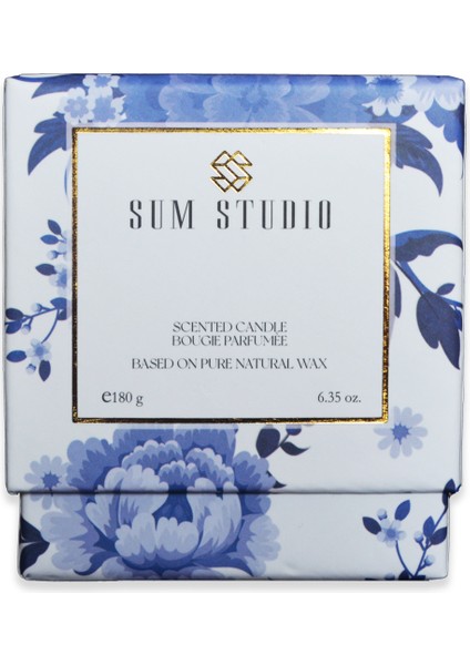 Sum Studıo Fesleğen Siyah Çay Kokulu Doğal Mum 180 gr