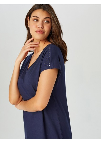 Troklu Örme Elbise 00071-2 modelleri