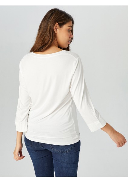 V Yaka Truvakar Kol T-Shirt 00014