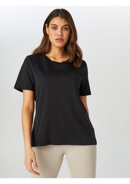 %100 Pamuk Yuvarlak Yaka T-Shirt 00096