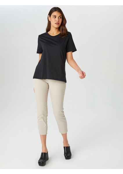 %100 Pamuk Yuvarlak Yaka T-Shirt 00096
