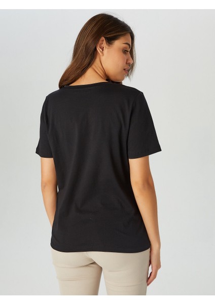 %100 Pamuk Yuvarlak Yaka T-Shirt 00096