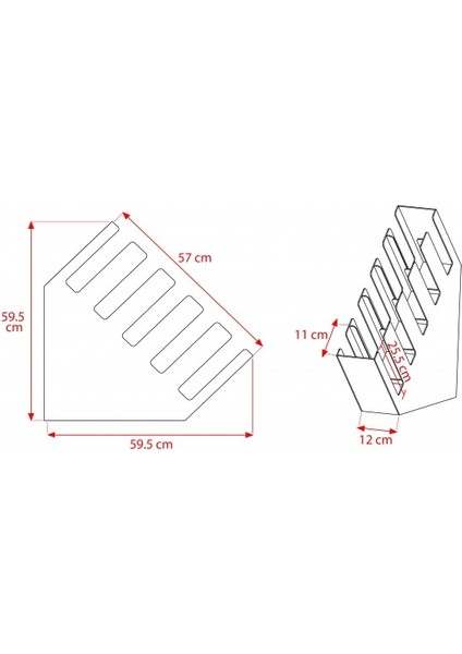 Kahve Kabı Organizer 5'li
