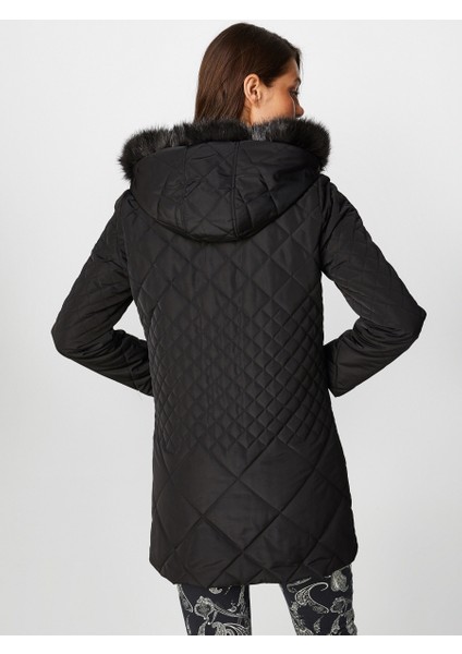 Kürk Kapüşonlu Kapitone Kaban 00041 indirimleri