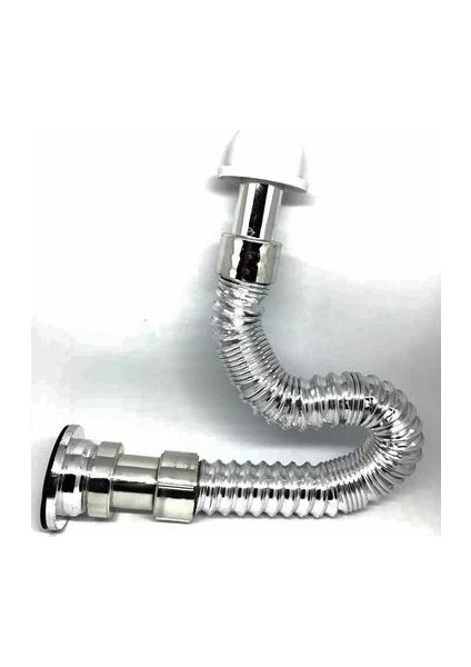Yapı Market Krom Körüklü Lavabo Eviye Sifonu Adaptör Conta 2'Li