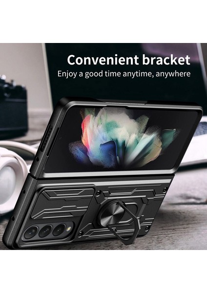 Samsung Galaxy Z Fold 4 Parmak Yüzük Zırh Kılıf Kapak Için (Yurt Dışından) fiyatları