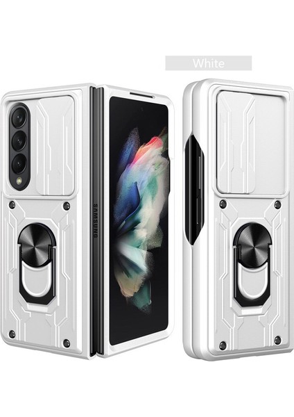 Samsung Galaxy Z Fold 4 Parmak Yüzük Zırh Kılıf Kapak Için (Yurt Dışından)