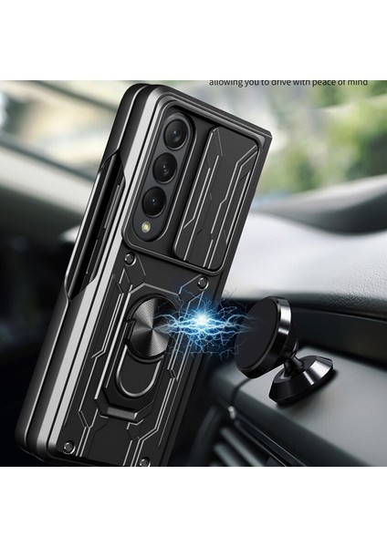 Samsung Galaxy Z Fold 4 Parmak Yüzük Zırh Kılıf Kapak Için (Yurt Dışından) fırsatları