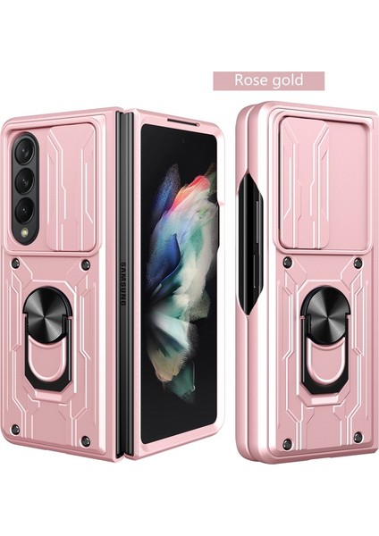 Samsung Galaxy Z Fold 4 Parmak Yüzük Zırh Kılıf Kapak Için (Yurt Dışından)