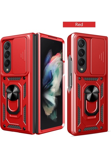 Samsung Galaxy Z Fold 4 Parmak Yüzük Zırh Kılıf Kapak Için (Yurt Dışından)