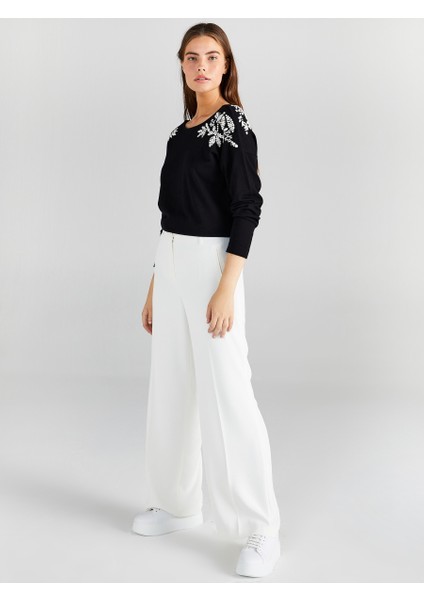 Wide Leg Pantolon 00081