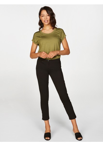 Slim Fit Örme Pantolon 00053 fiyatları