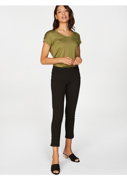 Slim Fit Örme Pantolon 00053 modelleri