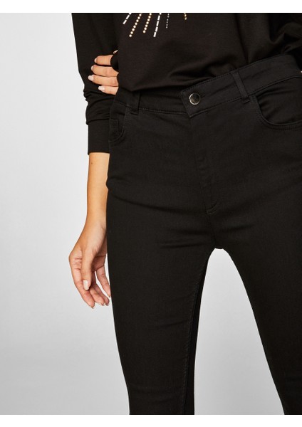 Yüksek Bel Bilek Boy Skinny Jean Pantolon 00029 indirimleri