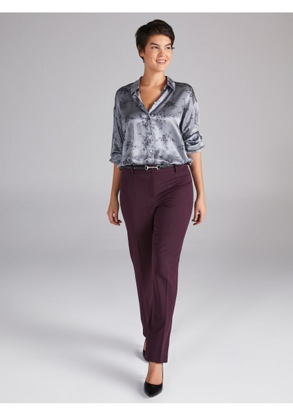 Slim Fit Polyviskon Pantolon 00048