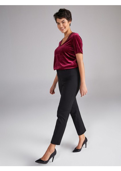 Slim Fit Polyviskon Pantolon 00048